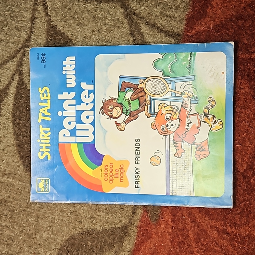 VINTAGE paint with water books for young children. Perfect for a preschool - Picture 3 of 9